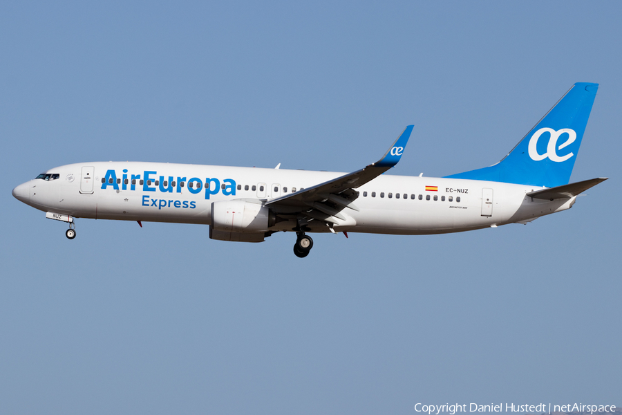 Air Europa Express Boeing 737-8GP (EC-NUZ) | Photo 536754