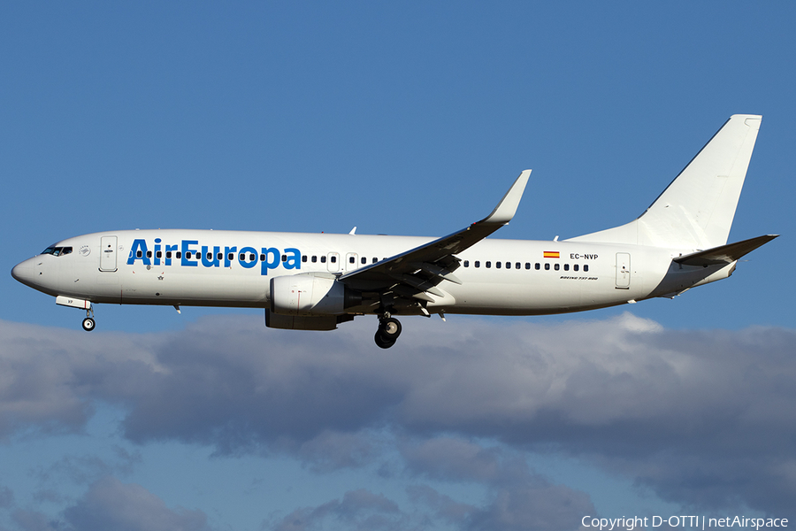 Air Europa Boeing 737-8AS (EC-NVP) | Photo 531196