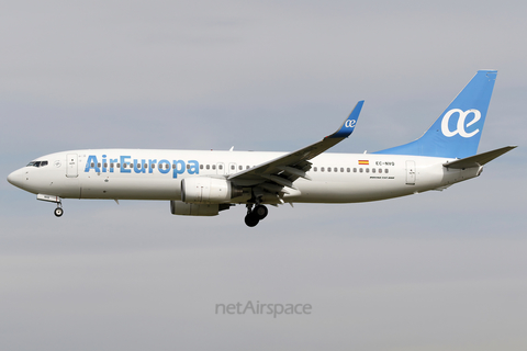 Air Europa Boeing 737-8AS (EC-NVQ) at  Barcelona - El Prat, Spain