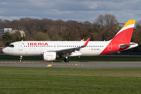 Iberia Airbus A320-251N (EC-NVS) at  Hamburg - Fuhlsbuettel (Helmut Schmidt), Germany