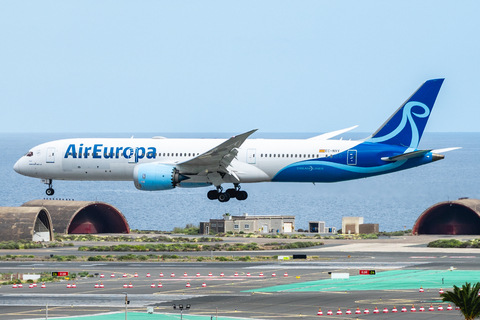 Air Europa Boeing 787-9 Dreamliner (EC-NVX) at  Gran Canaria, Spain