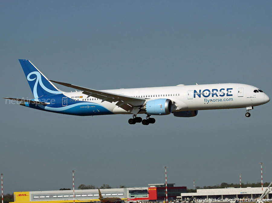 Norse Atlantic Airways Boeing 787-9 Dreamliner (EC-NVX) | Photo 537315
