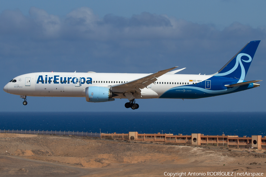 Air Europa Boeing 787-9 Dreamliner (EC-NVY) | Photo 524788
