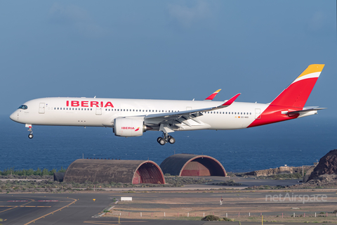 Iberia Airbus A350-941 (EC-NXD) at  Gran Canaria, Spain