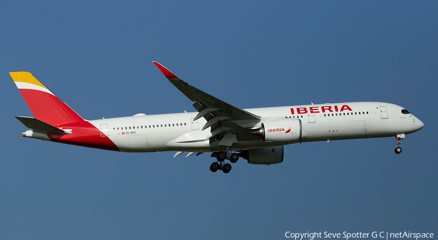 Iberia Airbus A350-941 (EC-NXD) | Photo 536921