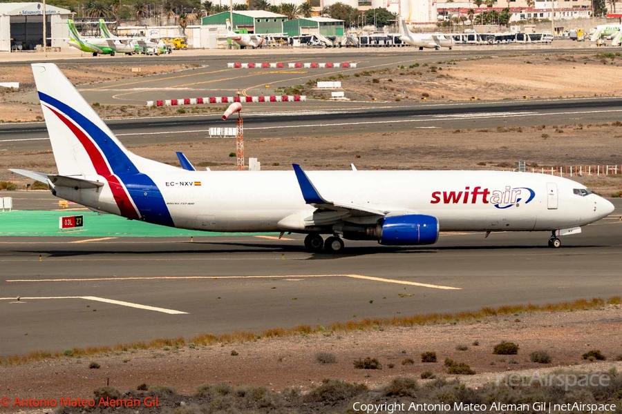 Swiftair Boeing 737-8FE(BCF) (EC-NXV) | Photo 665579