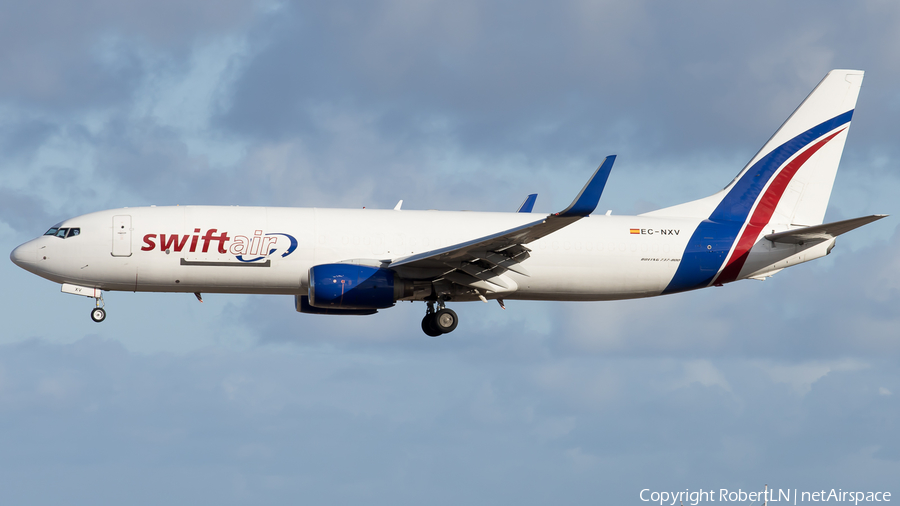 Swiftair Boeing 737-8FE(BCF) (EC-NXV) | Photo 668002