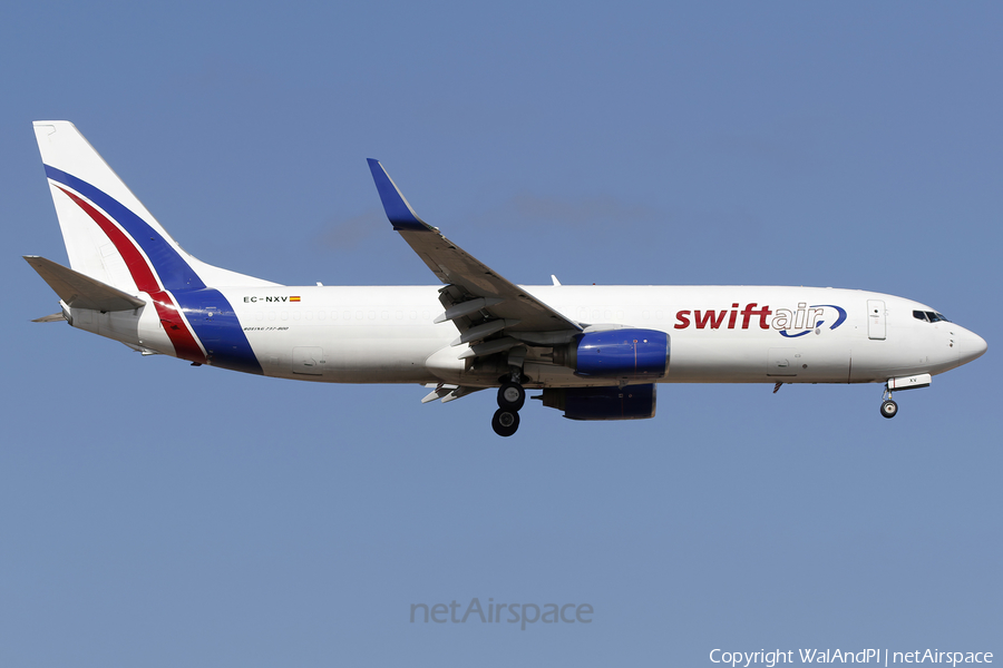 Swiftair Boeing 737-8FE(BCF) (EC-NXV) | Photo 668027