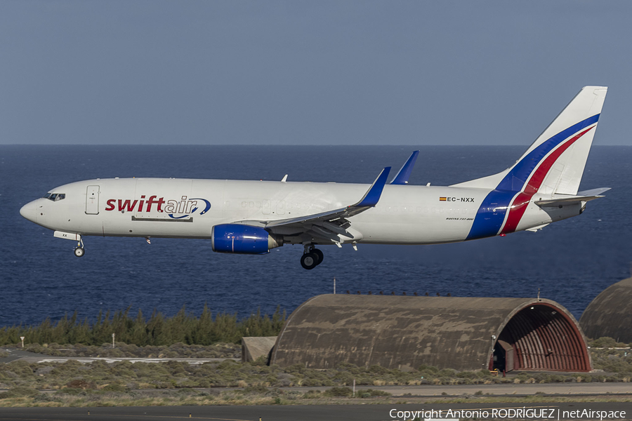 Swiftair Boeing 737-8FE(BCF) (EC-NXX) | Photo 621841