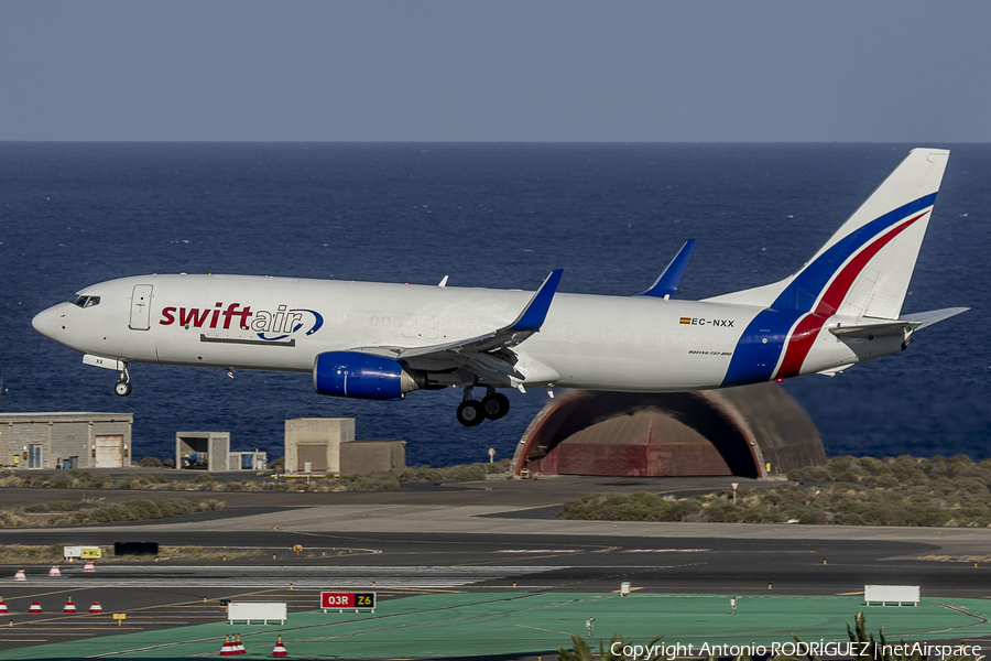 Swiftair Boeing 737-8FE(BCF) (EC-NXX) | Photo 622560