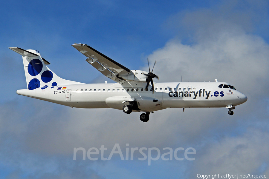 Canaryfly ATR 72-500 (EC-NYS) | Photo 540334
