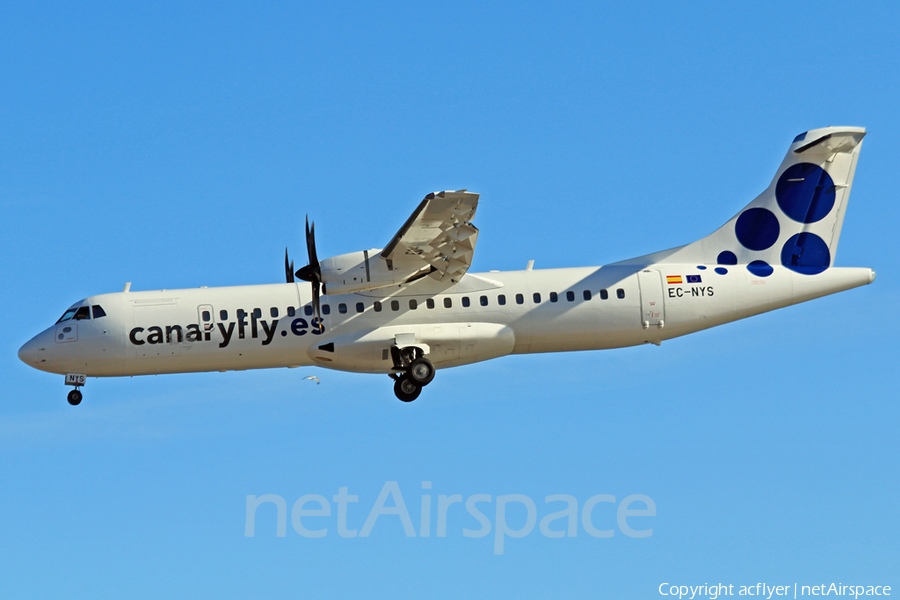 Canaryfly ATR 72-500 (EC-NYS) | Photo 540854