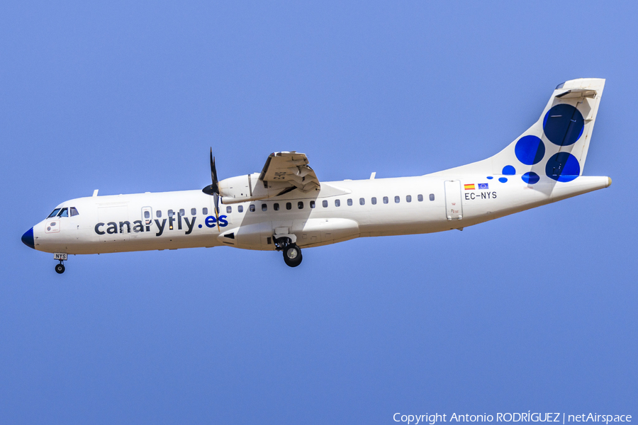 Canaryfly ATR 72-500 (EC-NYS) | Photo 584550