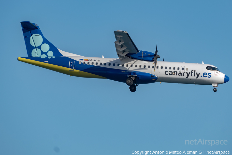 Canaryfly ATR 72-500 (EC-NYS) | Photo 657174