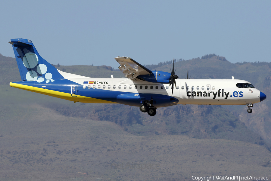 Canaryfly ATR 72-500 (EC-NYS) | Photo 668750