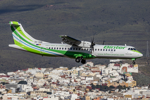 Binter Canarias ATR 72-600 (EC-OAN) at  Gran Canaria, Spain