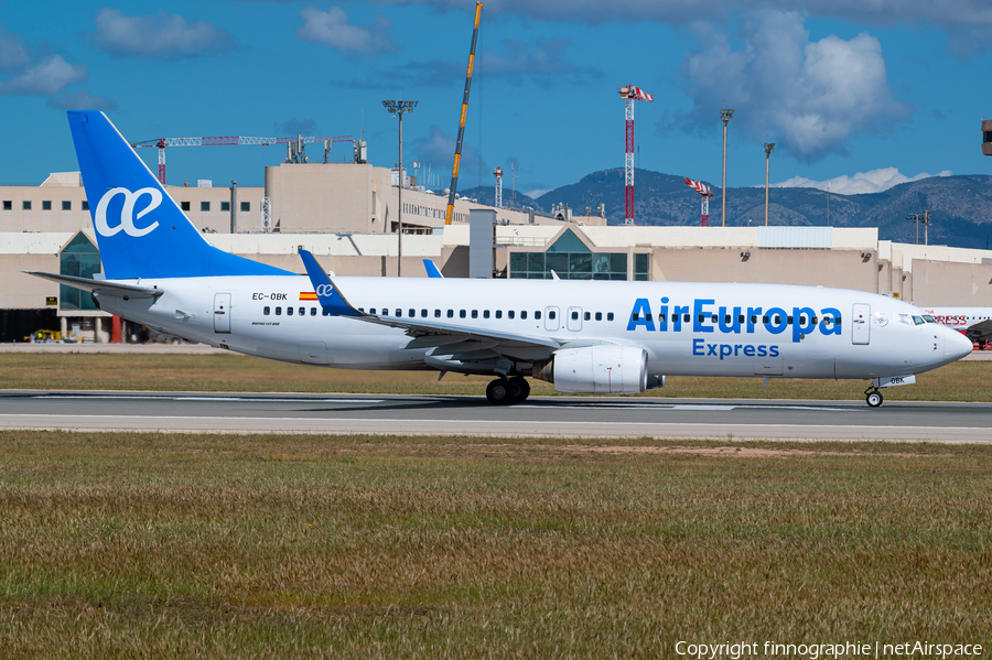 Air Europa Express Boeing 737-8GJ (EC-OBK) | Photo 627561