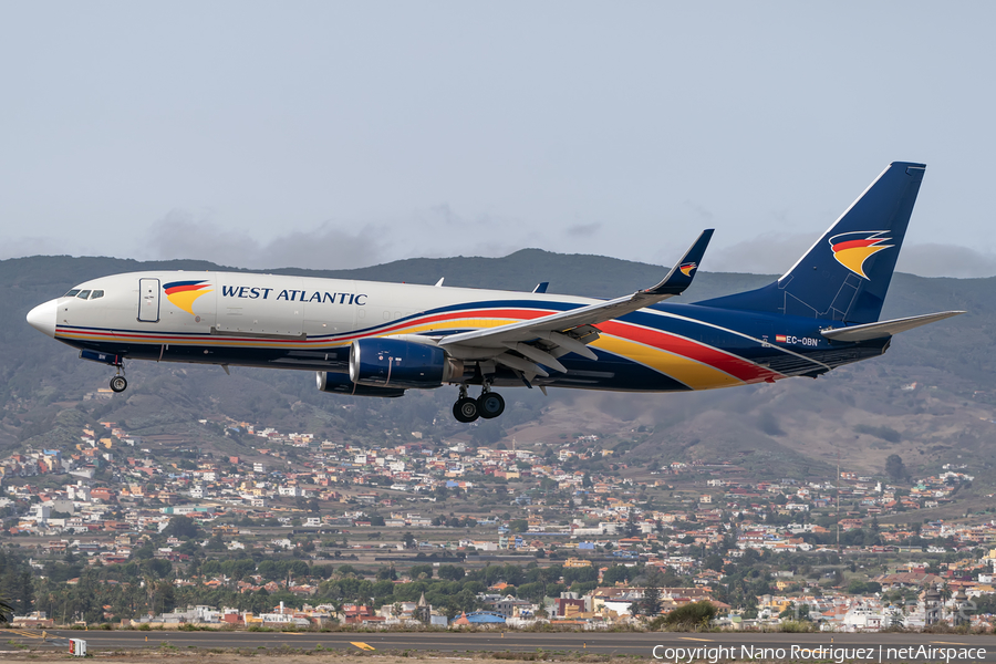 West Atlantic Sweden Boeing 737-83N(BCF) (EC-OBN) | Photo 635457