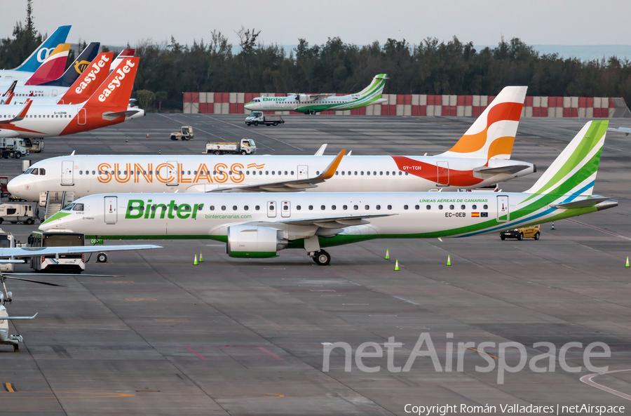 Binter Canarias Embraer ERJ-195E2 (ERJ-190-400STD) (EC-OEB) | Photo 604863