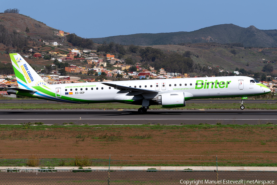 Binter Canarias Embraer ERJ-195E2 (ERJ-190-400STD) (EC-OEP) | Photo 652057