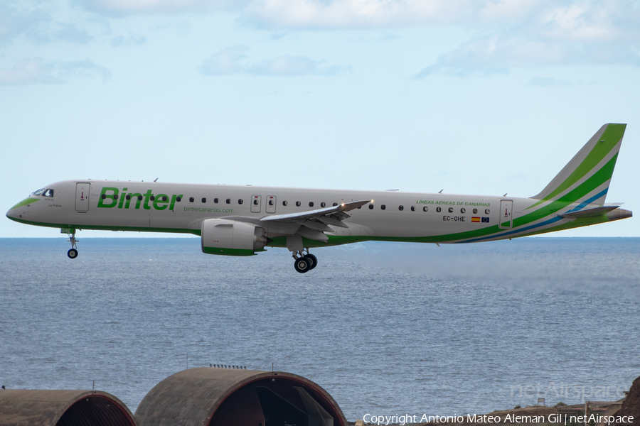 Binter Canarias Embraer ERJ-195E2 (ERJ-190-400STD) (EC-OHE) | Photo 659245