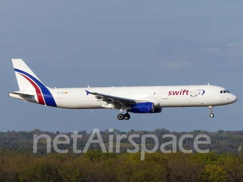 Swiftair Airbus A321-231(P2F) (EC-OHG) at  Cologne/Bonn, Germany