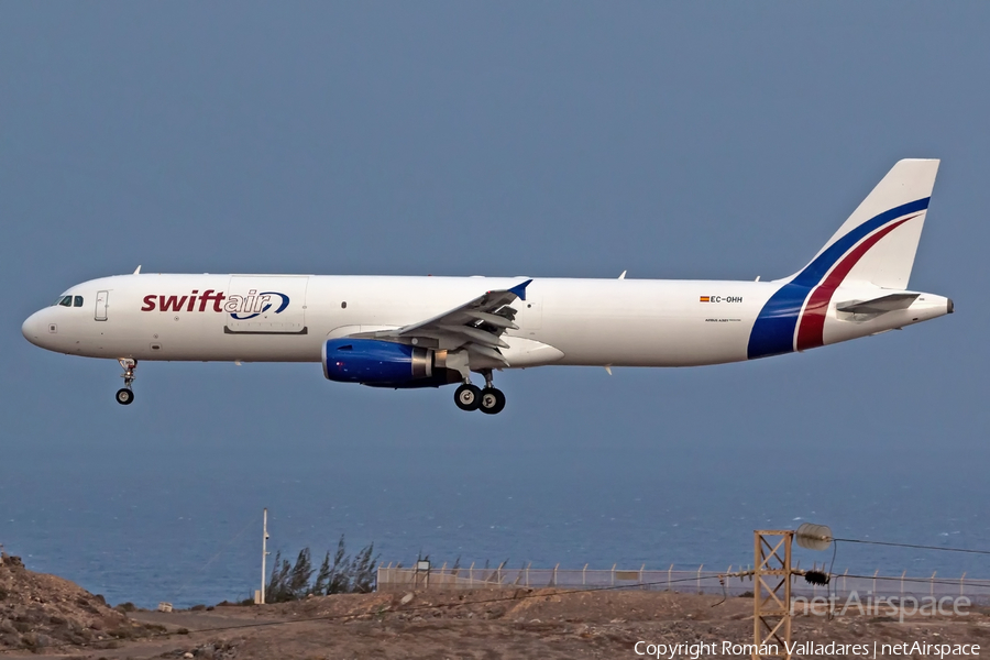 Swiftair Airbus A321-231(P2F) (EC-OHH) | Photo 639297