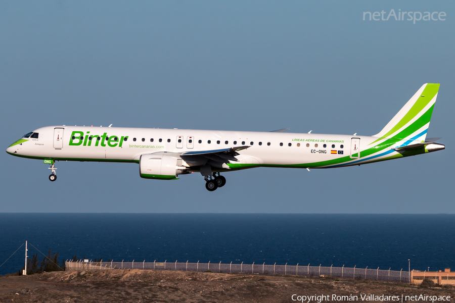 Binter Canarias Embraer ERJ-195STD (ERJ-190-200STD) (EC-ONG) | Photo 679013
