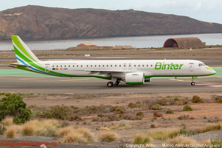 Binter Canarias Embraer ERJ-195STD (ERJ-190-200STD) (EC-ONG) | Photo 679887