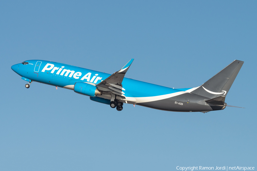 Amazon Prime Air (ASL Airlines Ireland) Boeing 737-8AS(SF) (EI-AZB) | Photo 484053