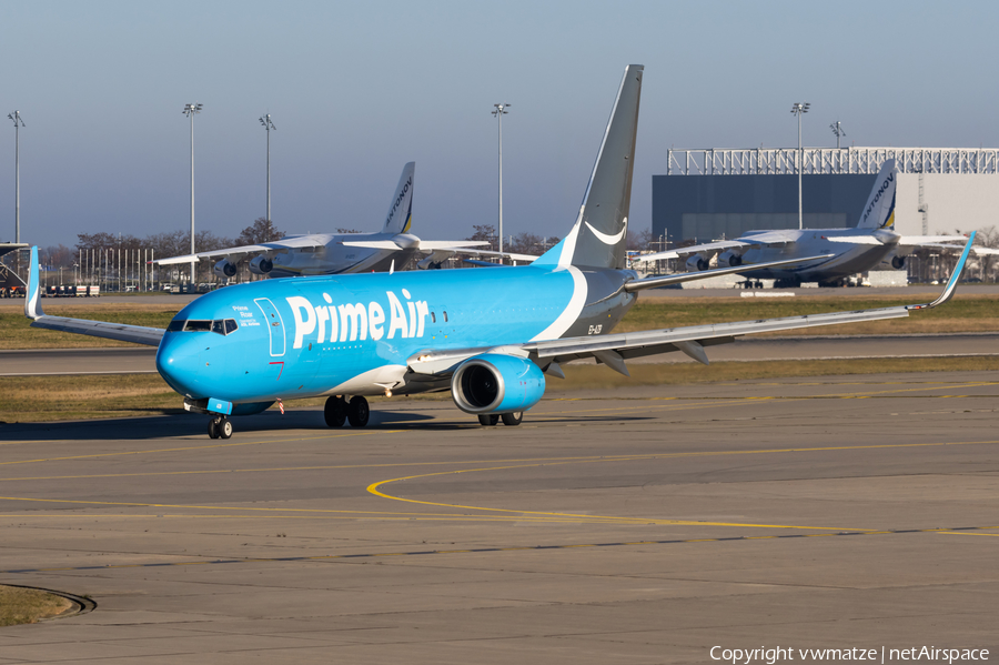 Amazon Prime Air (ASL Airlines Ireland) Boeing 737-8AS(SF) (EI-AZB) | Photo 655194