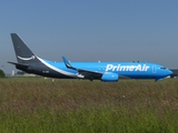 Amazon Prime Air (ASL Airlines Ireland) Boeing 737-8AS(SF) (EI-AZB) at  Liege - Bierset, Belgium