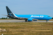 Amazon Prime Air (ASL Airlines Ireland) Boeing 737-86J(SF) (EI-AZC) at  Leipzig/Halle - Schkeuditz, Germany