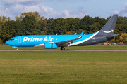 Amazon Prime Air (ASL Airlines Ireland) Boeing 737-86Q(SF) (EI-AZE) at  Hannover - Langenhagen, Germany