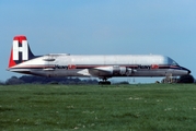 HeavyLift Cargo Airlines Canadair CL-44-O Guppy (EI-BND) at  London - Stansted, United Kingdom