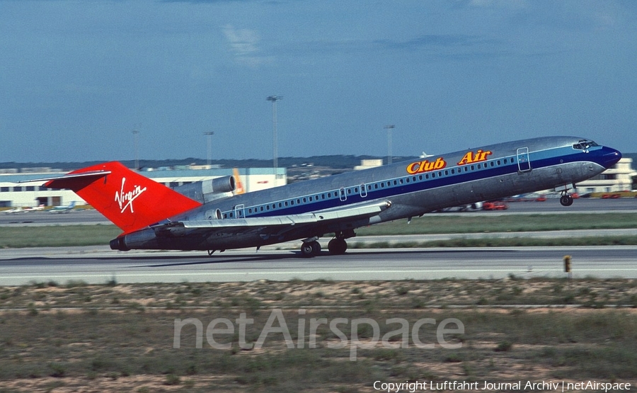 Club Air (Virgin Atlantic Airways) Boeing 727-225 (EI-BVO) | Photo 396987