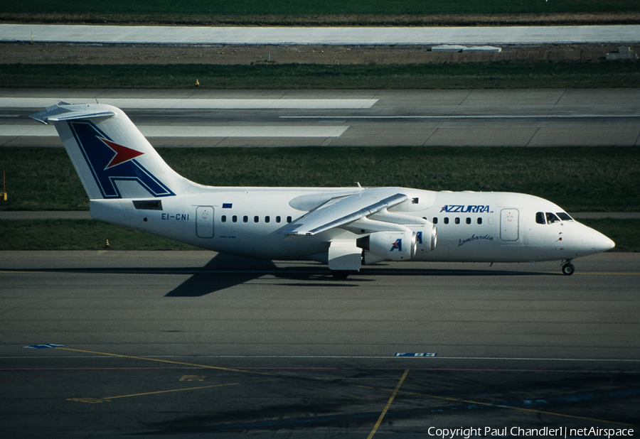 Azzurra Air BAe Systems BAe-146-RJ85 (EI-CNI) | Photo 102505
