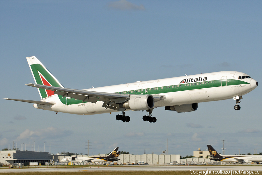 Alitalia Boeing 767-3Q8(ER) (EI-CRD) | Photo 8709