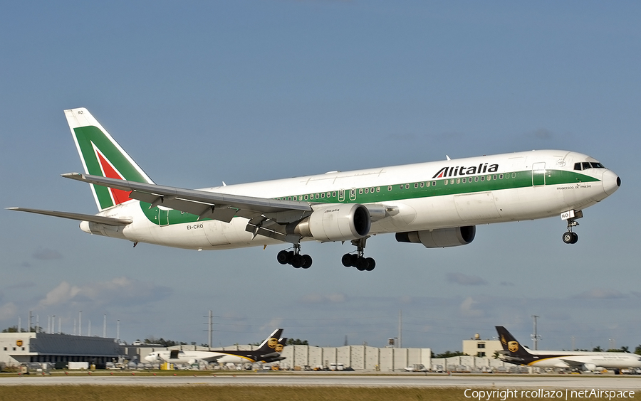 Alitalia Boeing 767-3Q8(ER) (EI-CRO) | Photo 397873