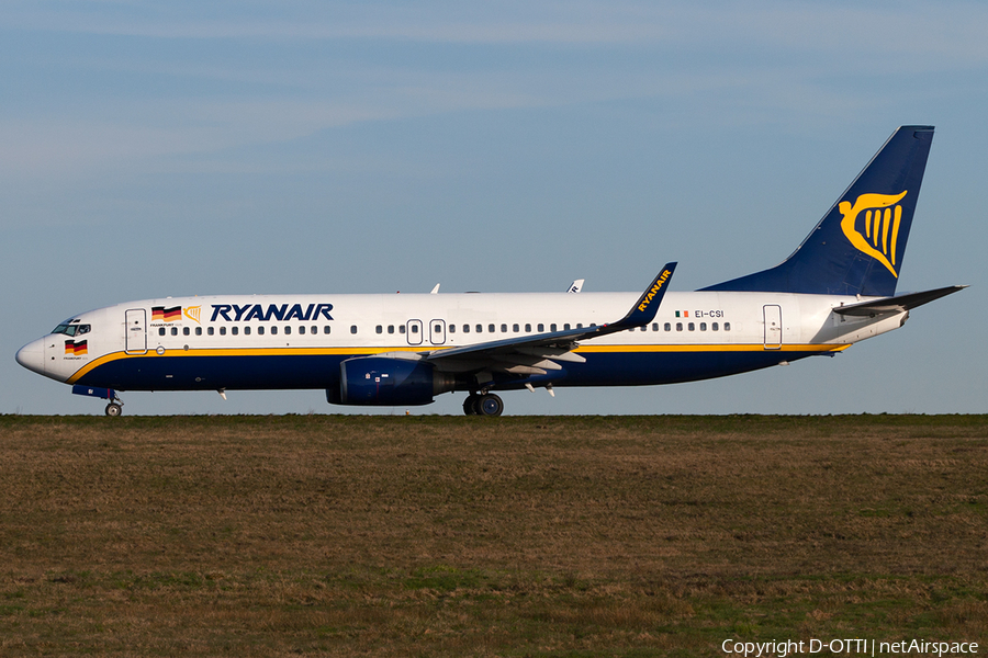 Ryanair Boeing 737-8AS (EI-CSI) | Photo 197655
