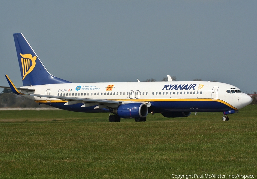 Ryanair Boeing 737-8AS (EI-CSW) | Photo 9370