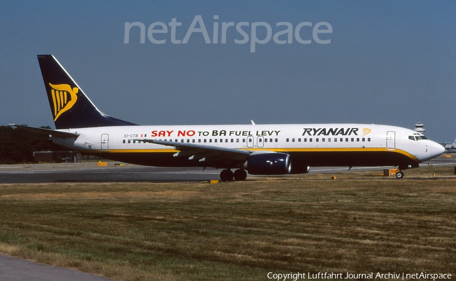 Ryanair Boeing 737-8AS (EI-CTB) | Photo 415809