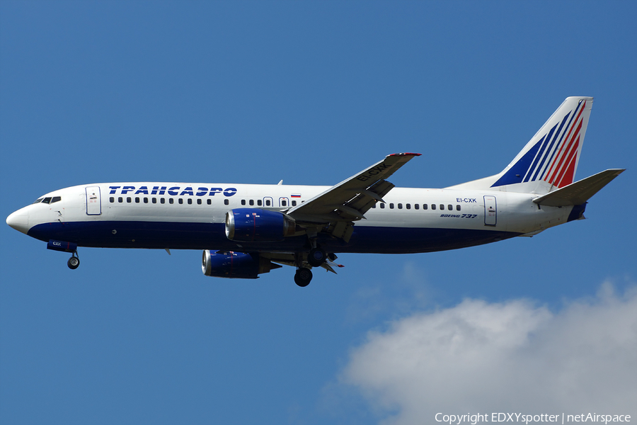 Transaero Airlines Boeing 737-4S3 (EI-CXK) | Photo 277020