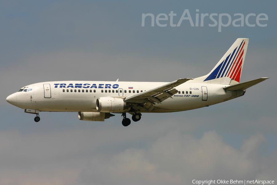 Transaero Airlines Boeing 737-329 (EI-CXN) | Photo 79054