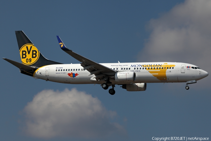 MIAT Mongolian Airlines Boeing 737-8CX (EI-CXV) | Photo 470419