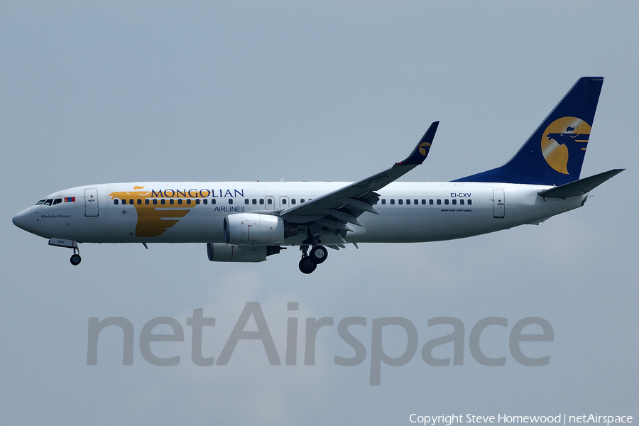 MIAT Mongolian Airlines Boeing 737-8CX (EI-CXV) | Photo 147183