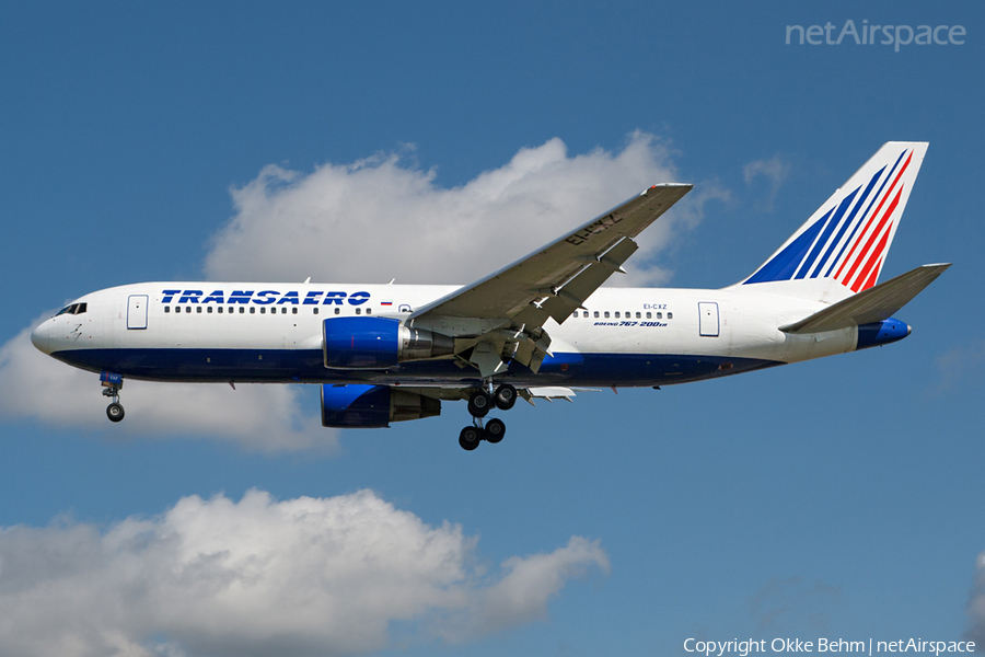 Transaero Airlines Boeing 767-216(ER) (EI-CXZ) | Photo 41989