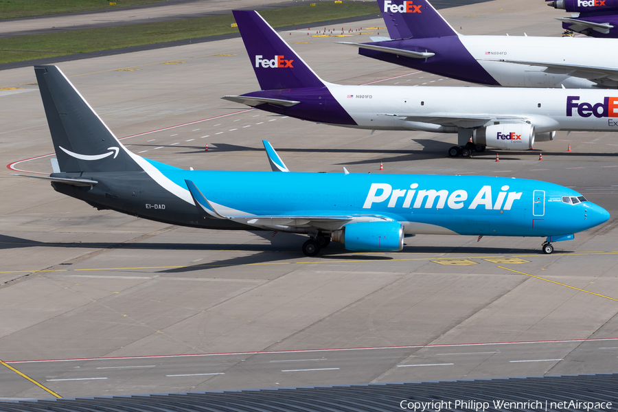 Amazon Prime Air (ASL Airlines Ireland) Boeing 737-8AS(BCF) (EI-DAD) | Photo 452050