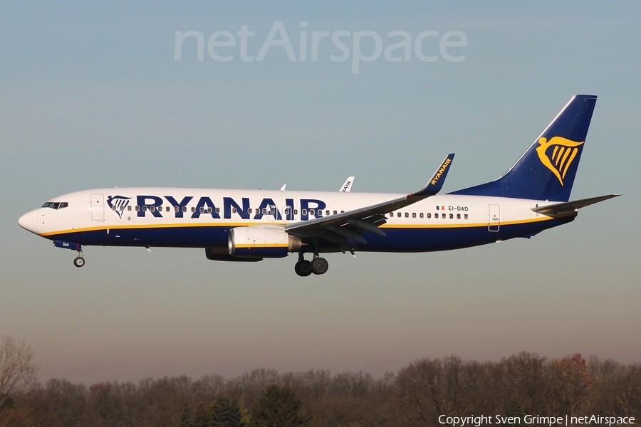 Ryanair Boeing 737-8AS (EI-DAD) | Photo 294579