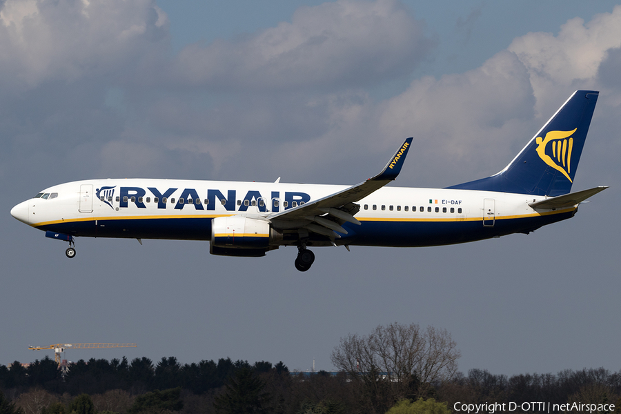 Ryanair Boeing 737-8AS (EI-DAF) | Photo 153447